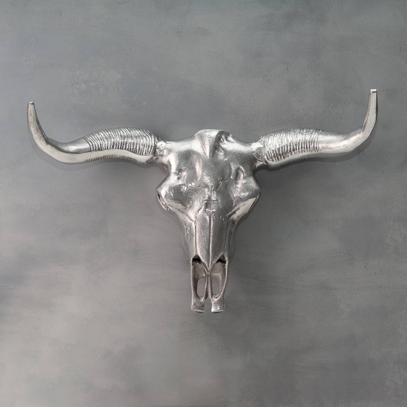 Textured Deco Bull Head (Wall Mount)