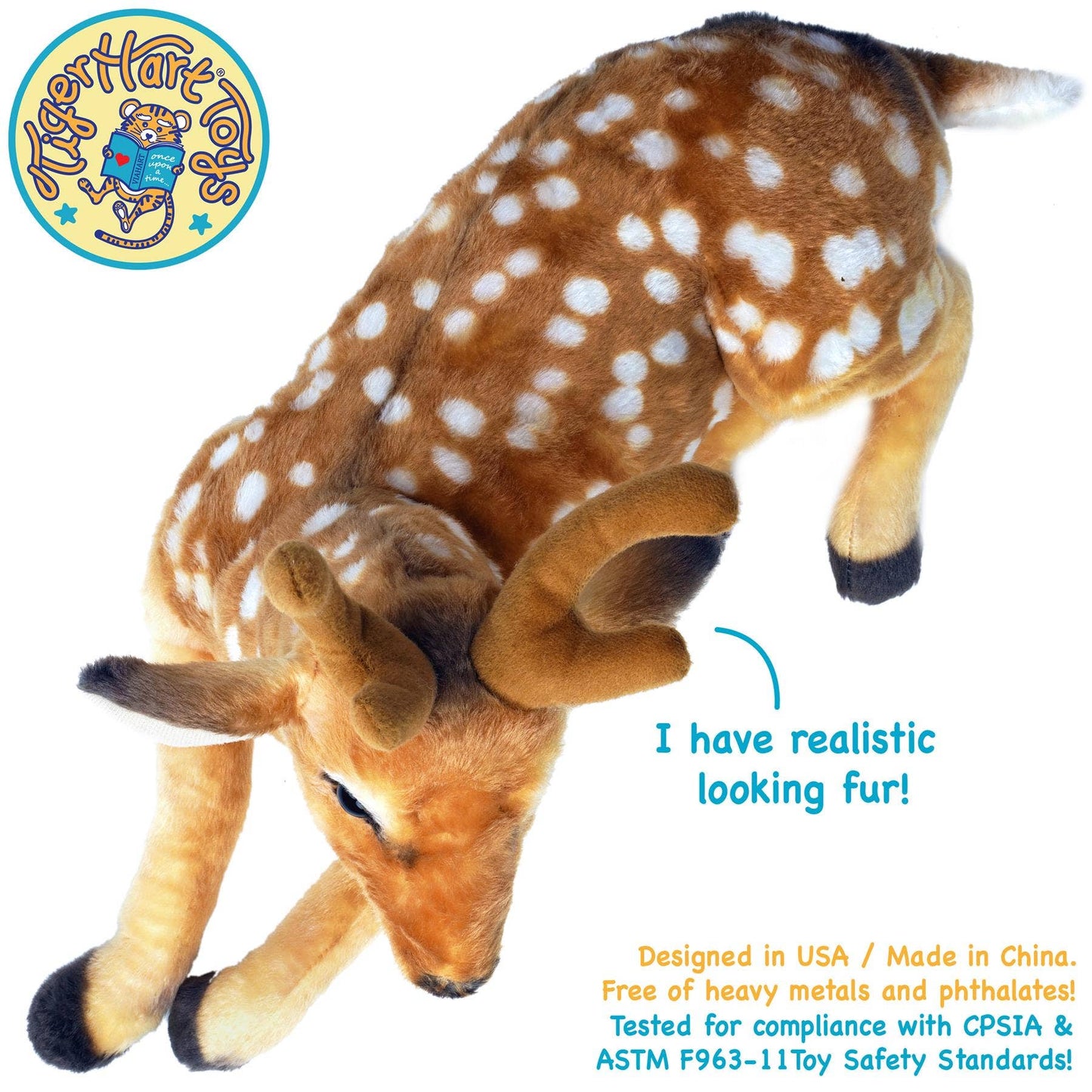 Dorbin The Deer | 21 Inch Stuffed Animal Plush | Viahart