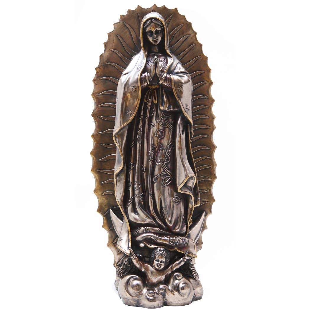 Our Lady of Guadalupe Bronze Statue Pacific T