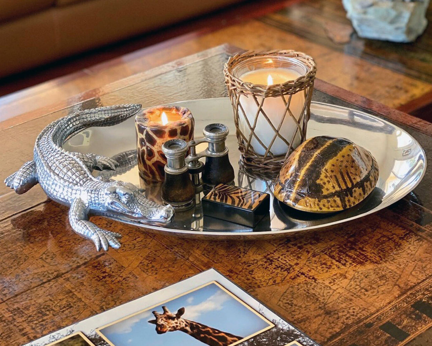 Alligator Oval Platter