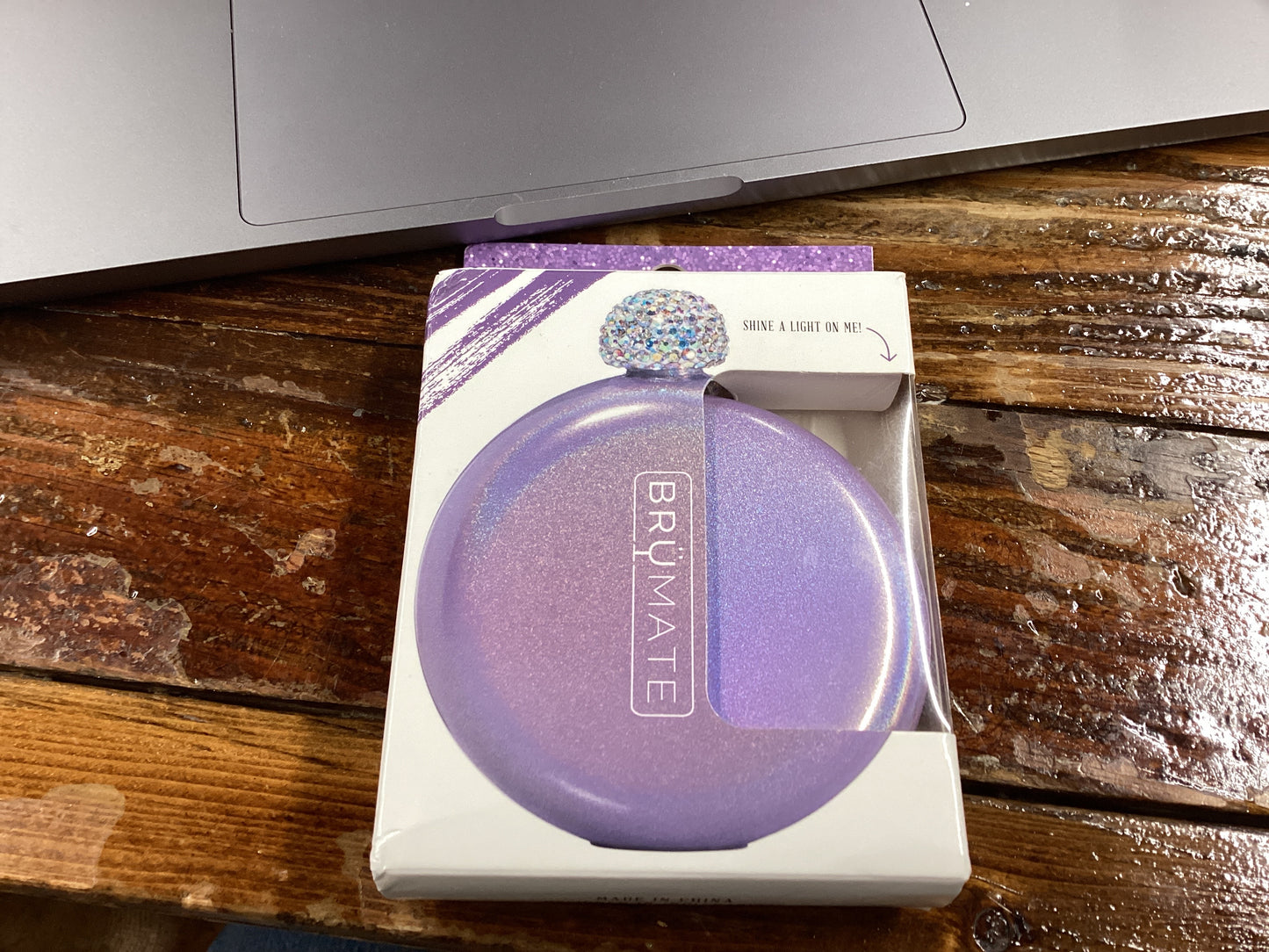 Brumate purple flask