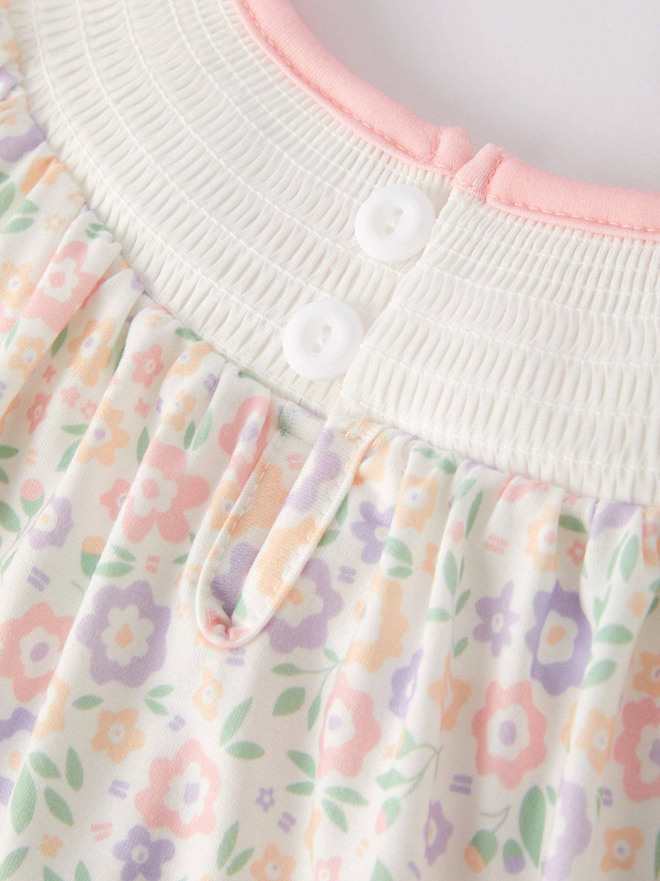 Easter Embroidery Cross Smocking Dress Rylee