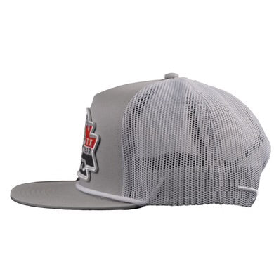 Lazy J Ranchwear Silver & White El Rancho Classic Rope Classic Trucker Hat