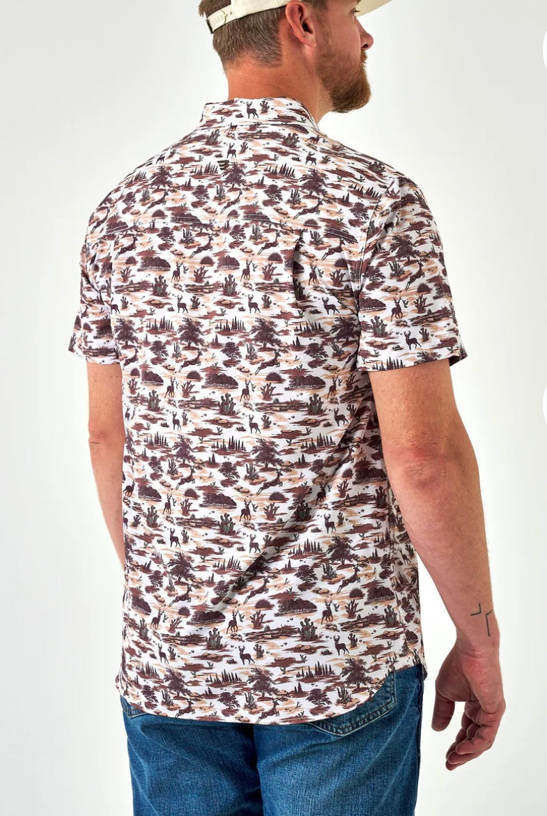 Brush Country Performance Button Up Shirt Burlebo