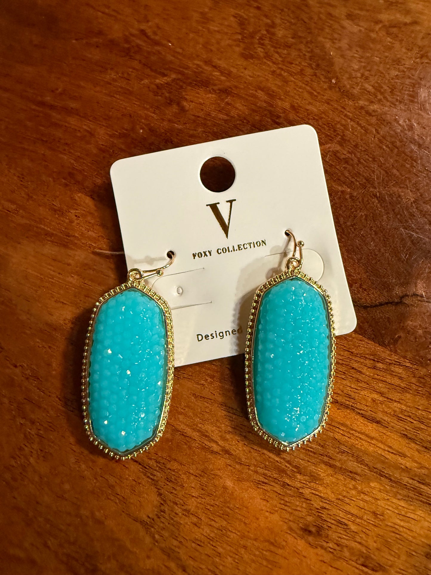 Oblong Shimmer Earrings