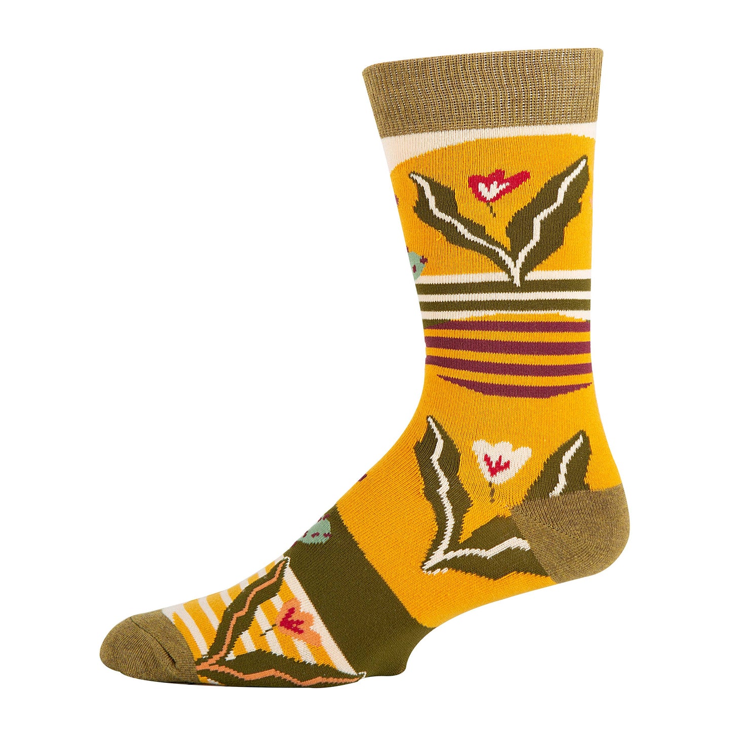 Sol De Cactus | Men's Premium Cotton Crew Dress Socks Oooh yeah sock