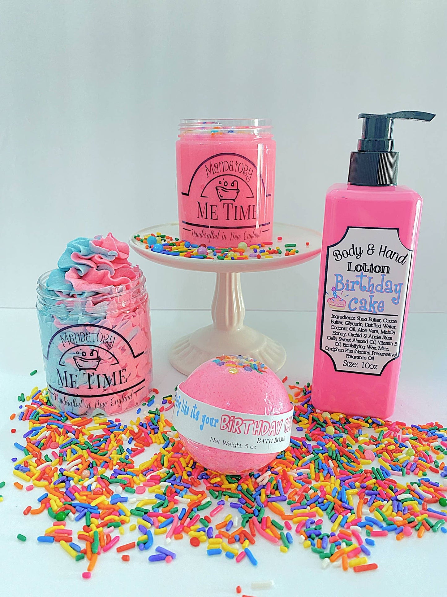 Birthday Cake Bath Bomb Mandatory Me