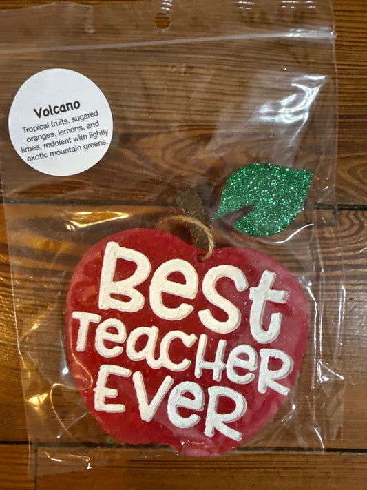 Best Teacher Apple Car Freshie Southern Creek