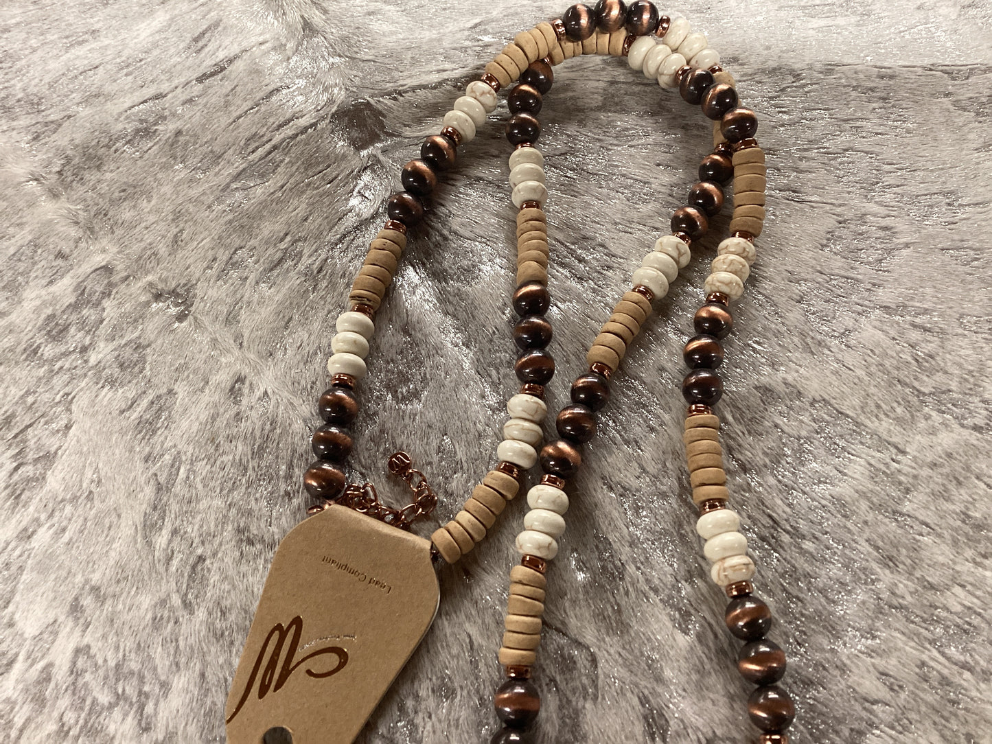Turquoise beaded necklace