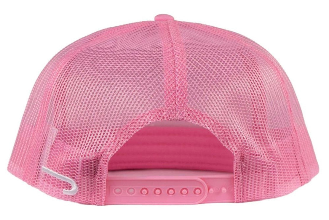 LAZY J RANCH PINK BREAKAWAY PATCH CLASSIC FIVE PANEL TRUCKER HAT