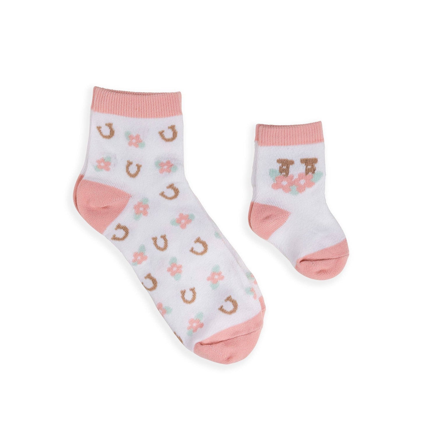 Western Mama & Me Socks Set Bloomin' Boot Juju bee