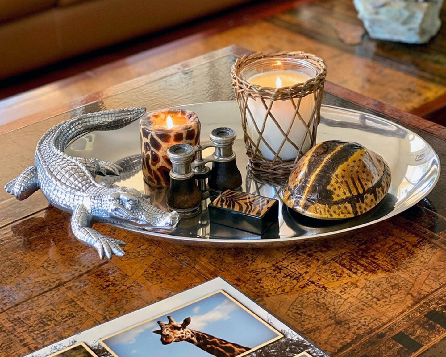 Alligator Oval Platter