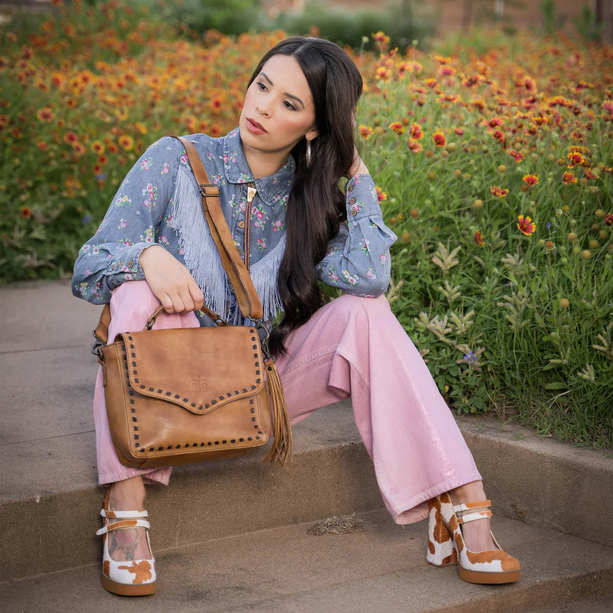 Bandera Tan Dakota Concealed Carry Crossbody STS32441 STS Ranchwear