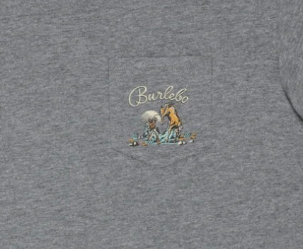 Cowboy Up Short Sleeve T Shirt Dark Heather Grey
