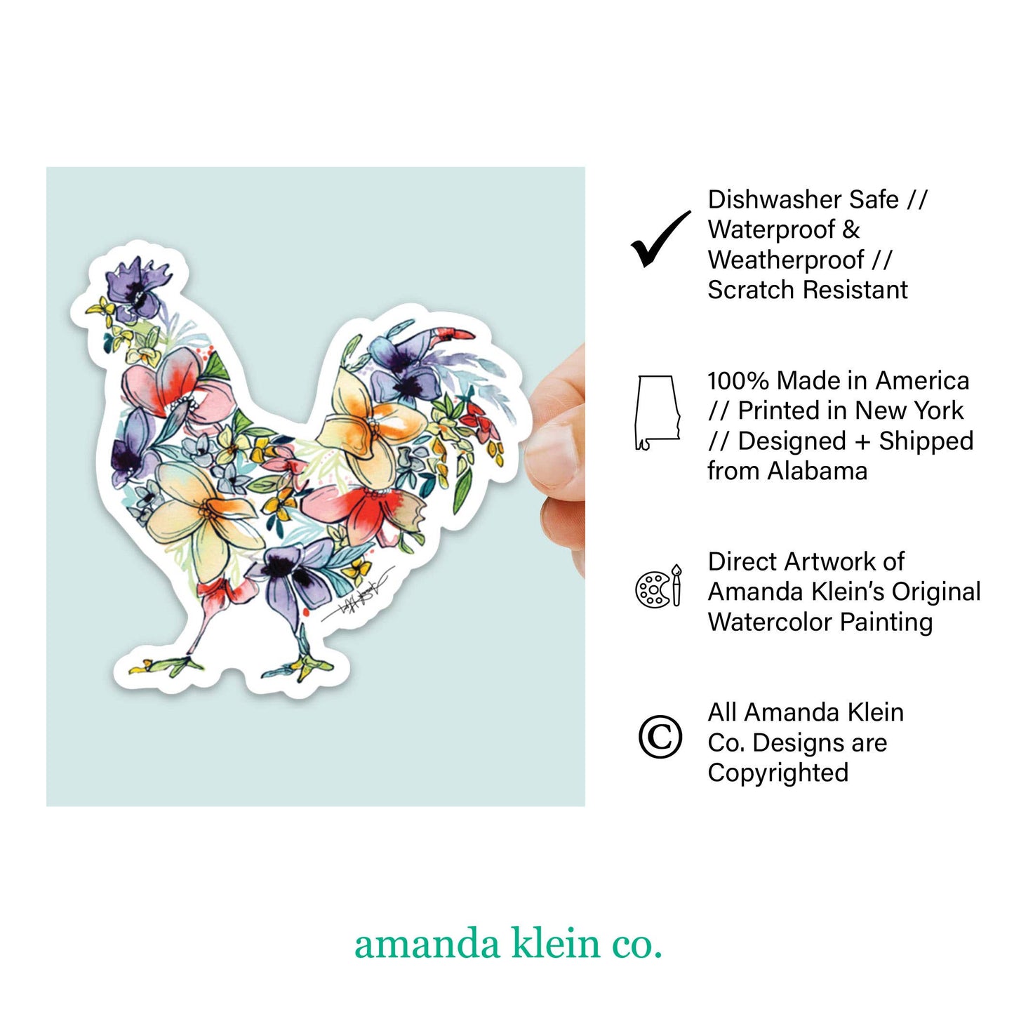 Alligator Vinyl Sticker