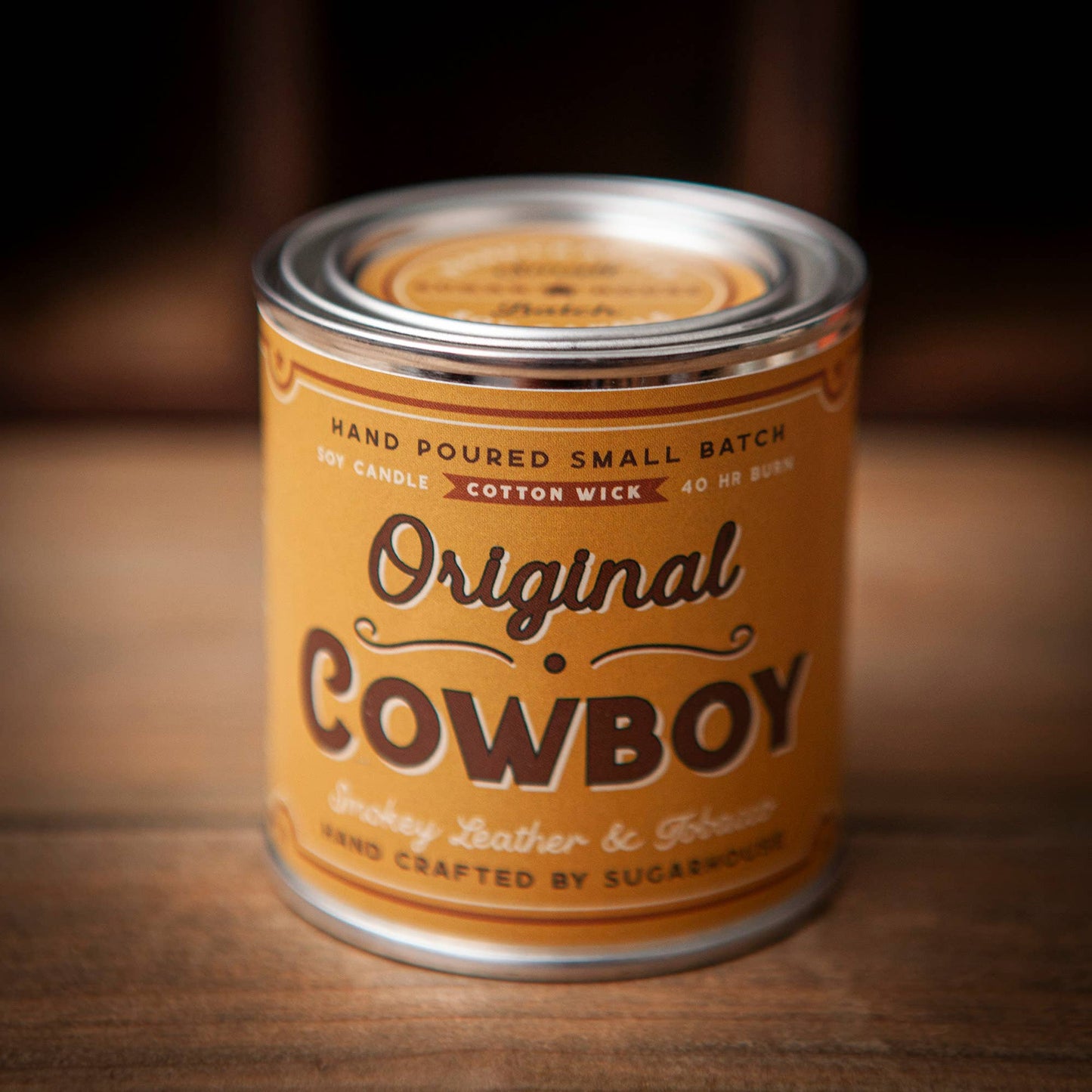 Original Cowboy Soy Paint Can Candle Sugarhouse