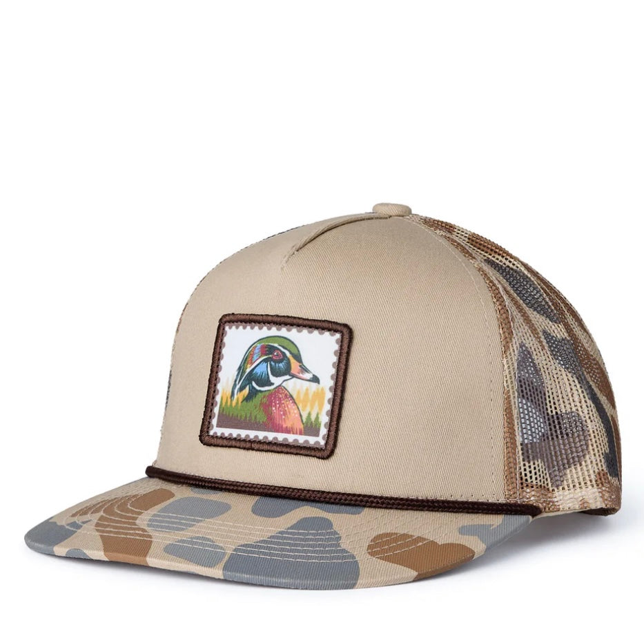 Wood Duck Stamp Camo Cap