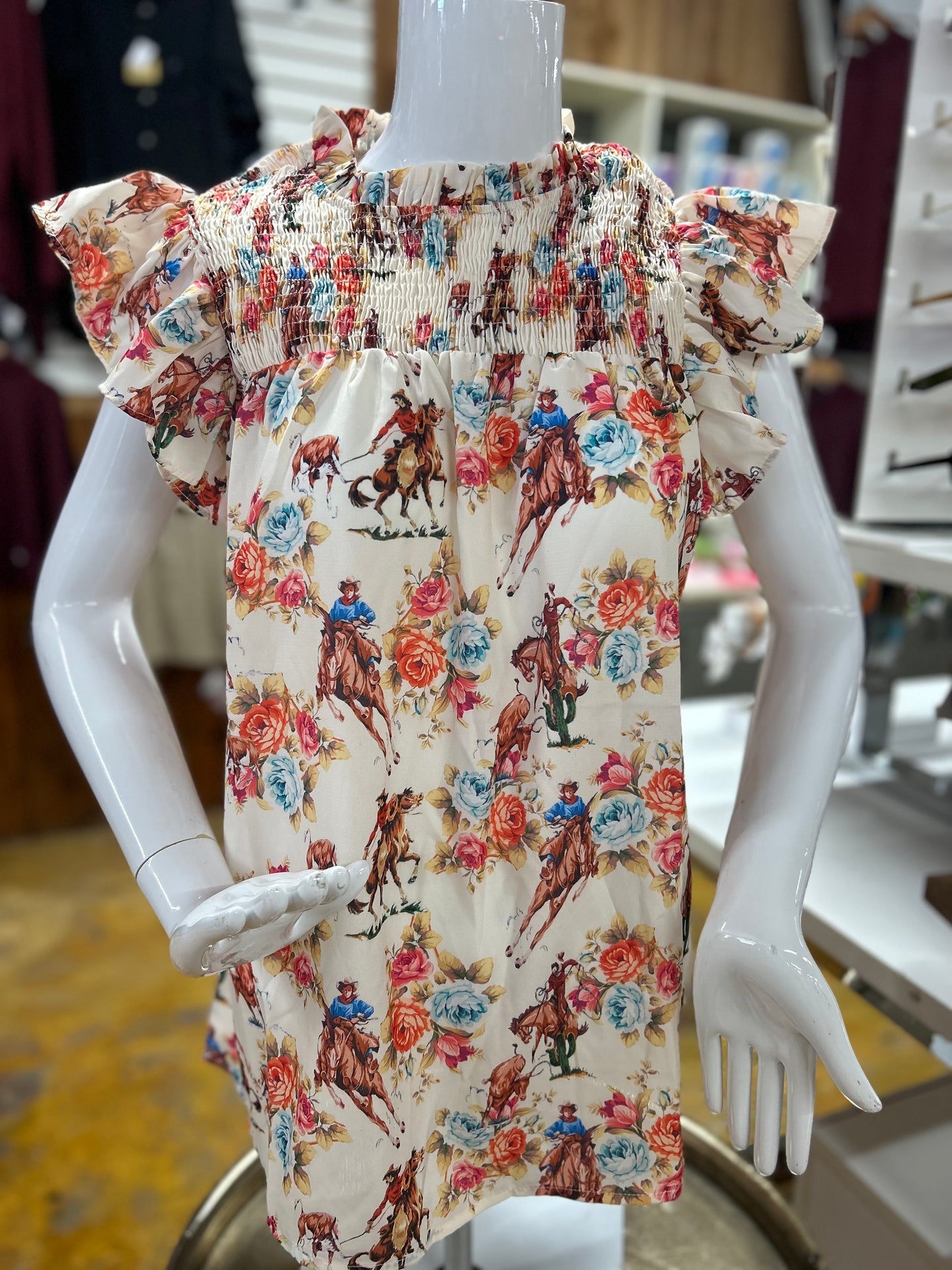 Cowgirl Blessings sleeveless blouse Fashion Exp