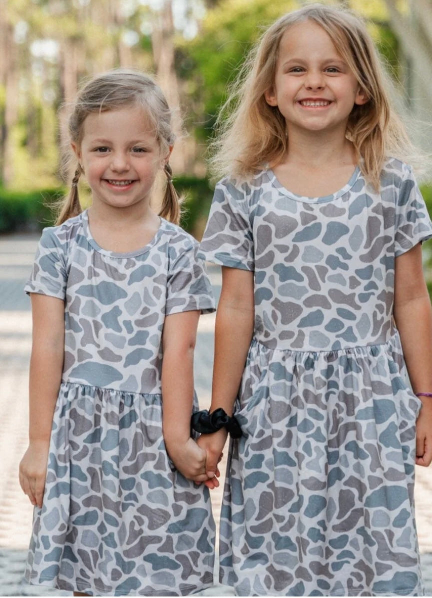 Classic Deer Camo Youth Moxie Dress Burlebo