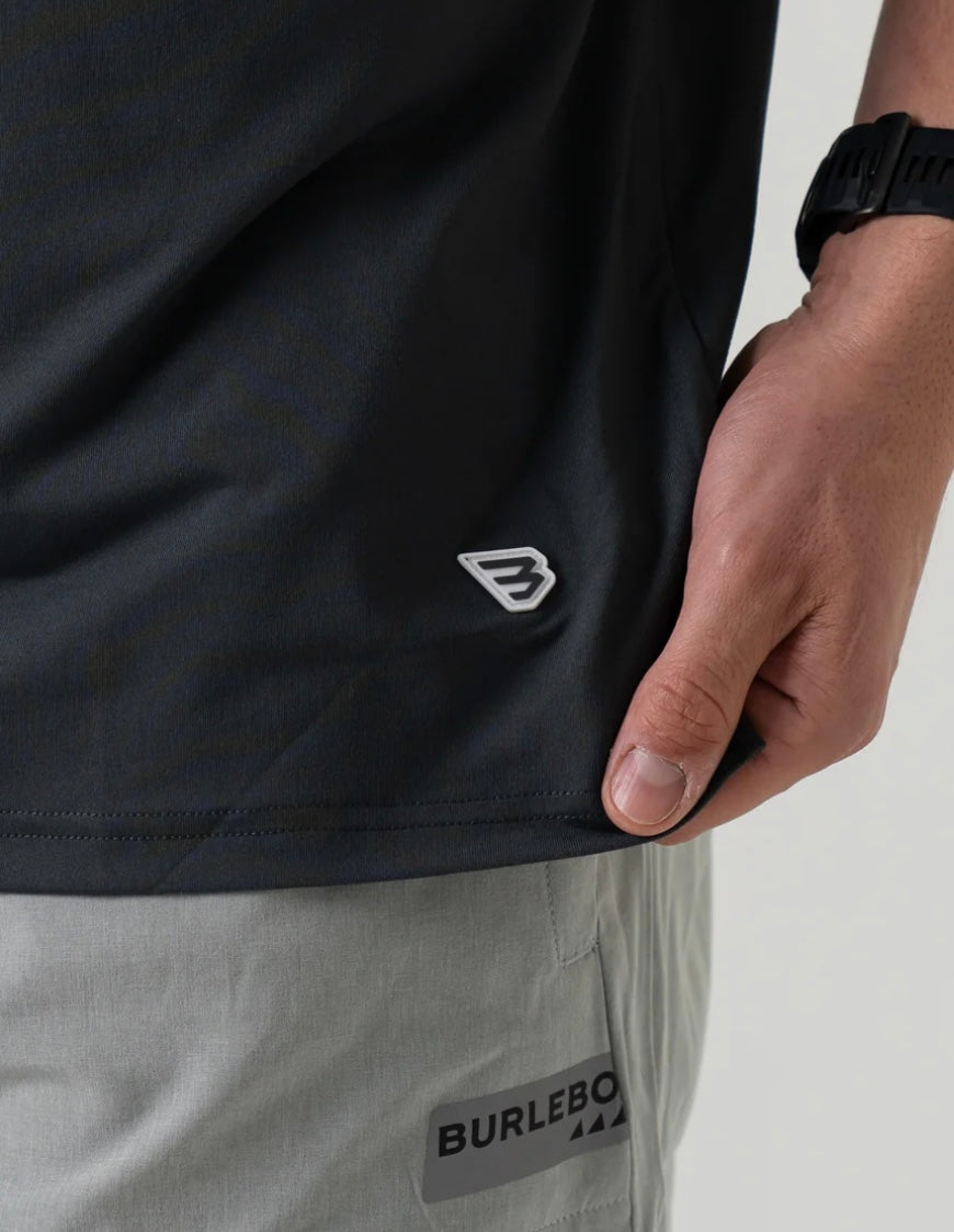 Gun Metal Grey Go to Tee with UPF 50 Sun Protection Burlebo