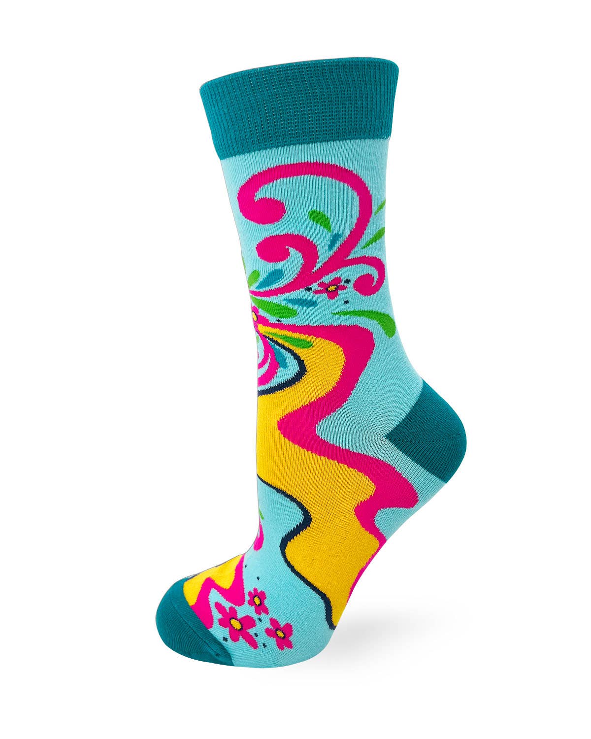 Love Yourself You Badass Bitch Ladies' Novelty Crew Socks Fab Daz