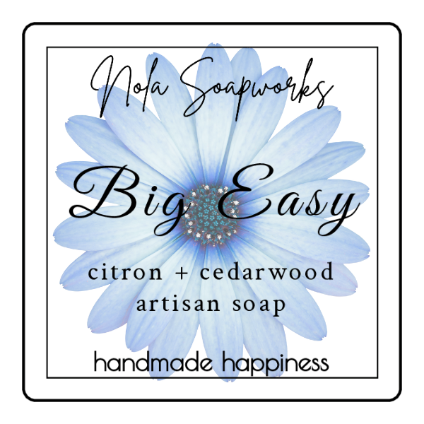 Big Easy Artisan Soap - Cedarwood Citron: Shrink Wrapped