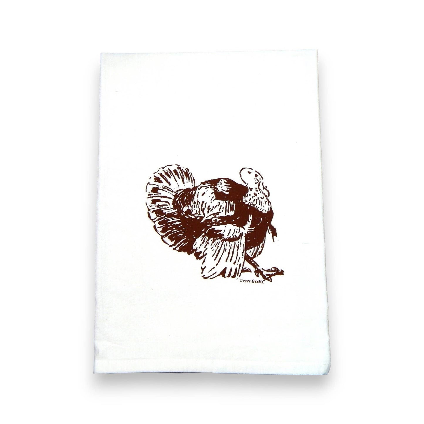 Thanksgiving Dish Towel | Tea Towels | Fall Kitchen Towels: Black Green Bee