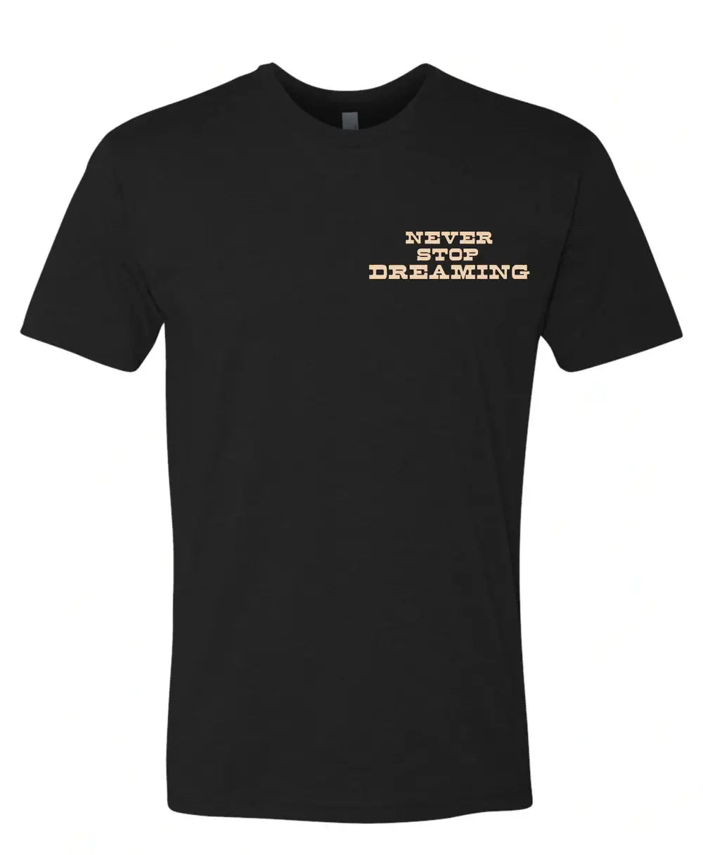 Never Stop Dreamin Tee: Navy Acid / Modern Cowgirl