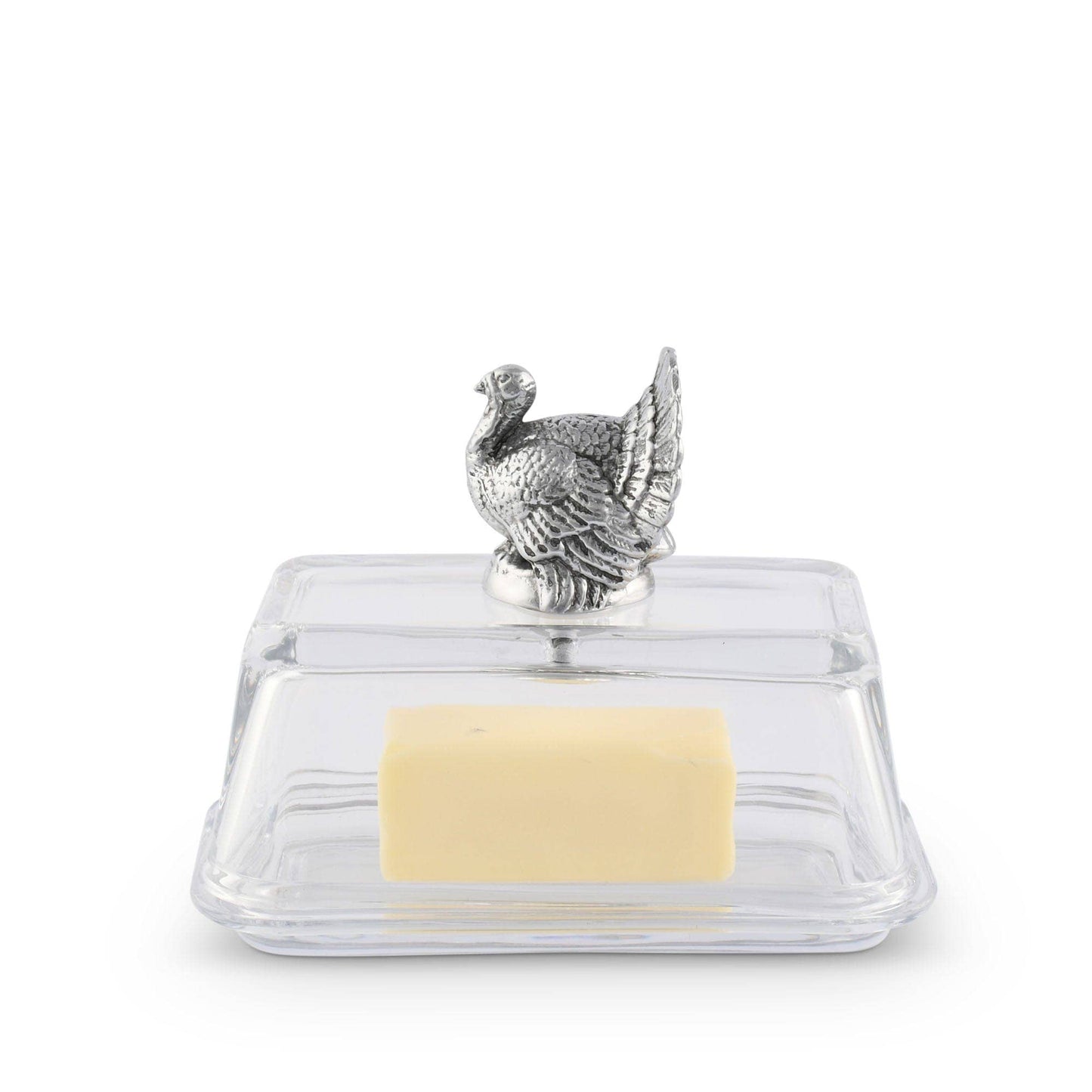 Glass Butter Dish - Turkey Arthur