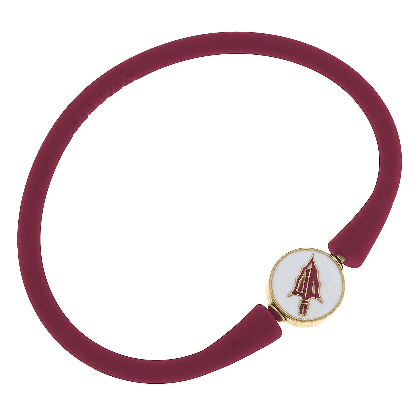 Florida State Seminoles Enamel Silicone Bali Bracelet: Garnet Or Black