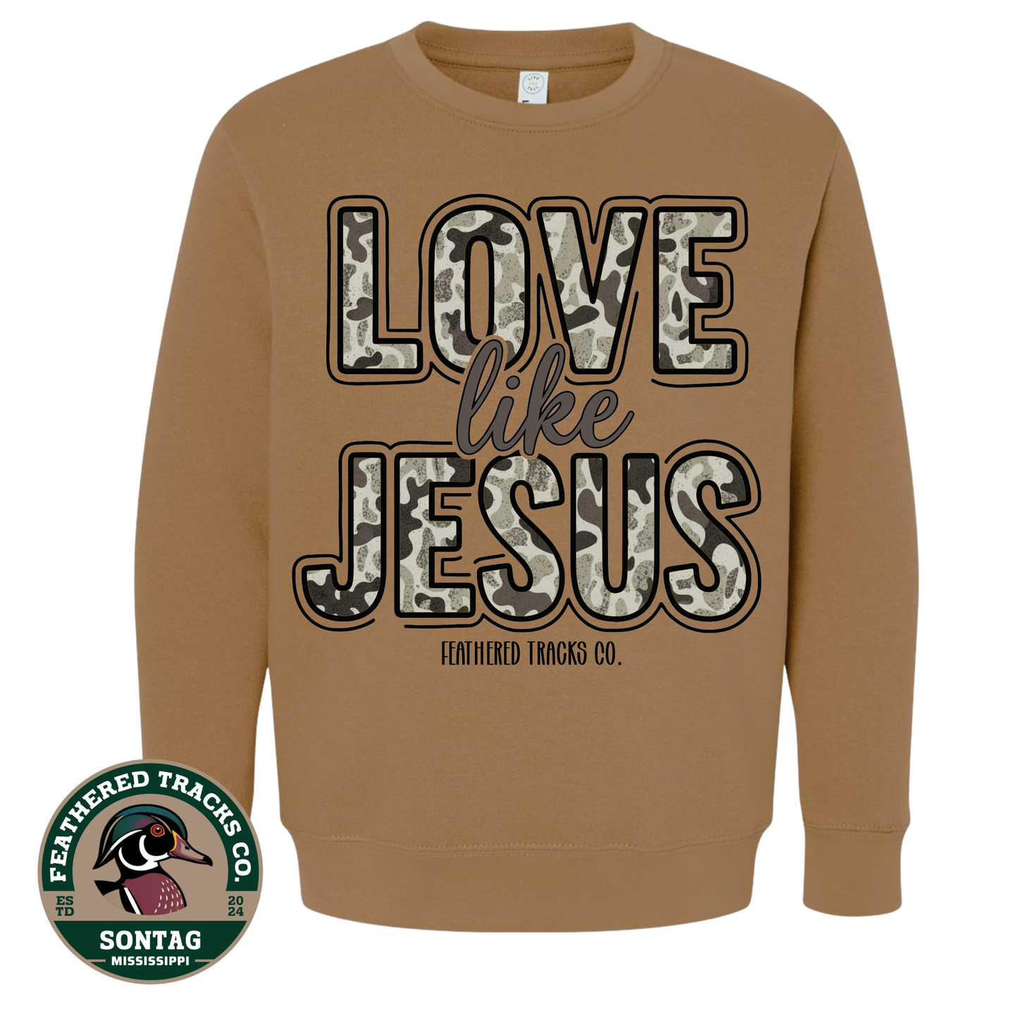 Jesus Loves You - Boys: YXL / Short Sleeve FeatherTrack