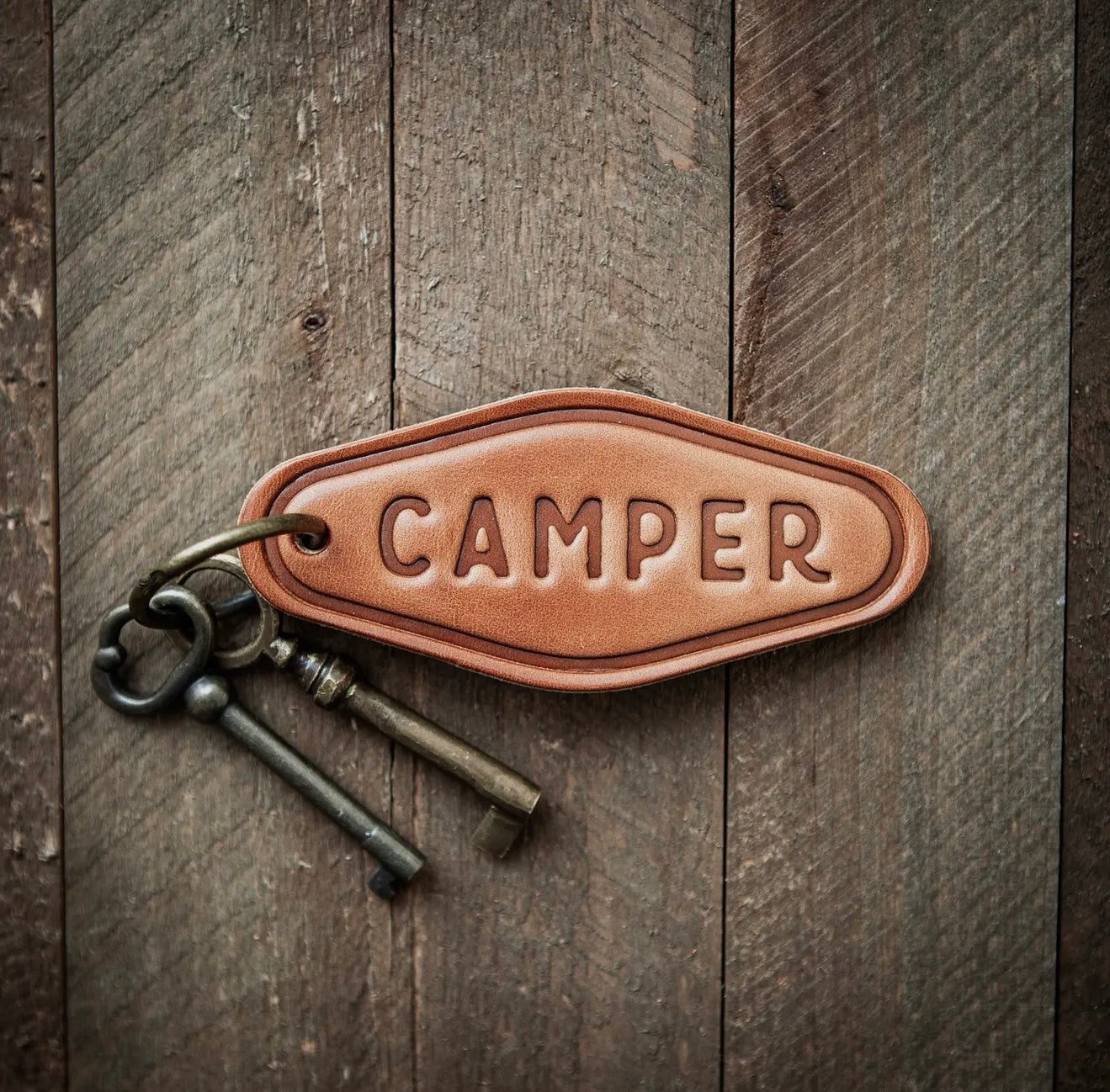 Leather Western Keychain Motel Style Sugarhouse