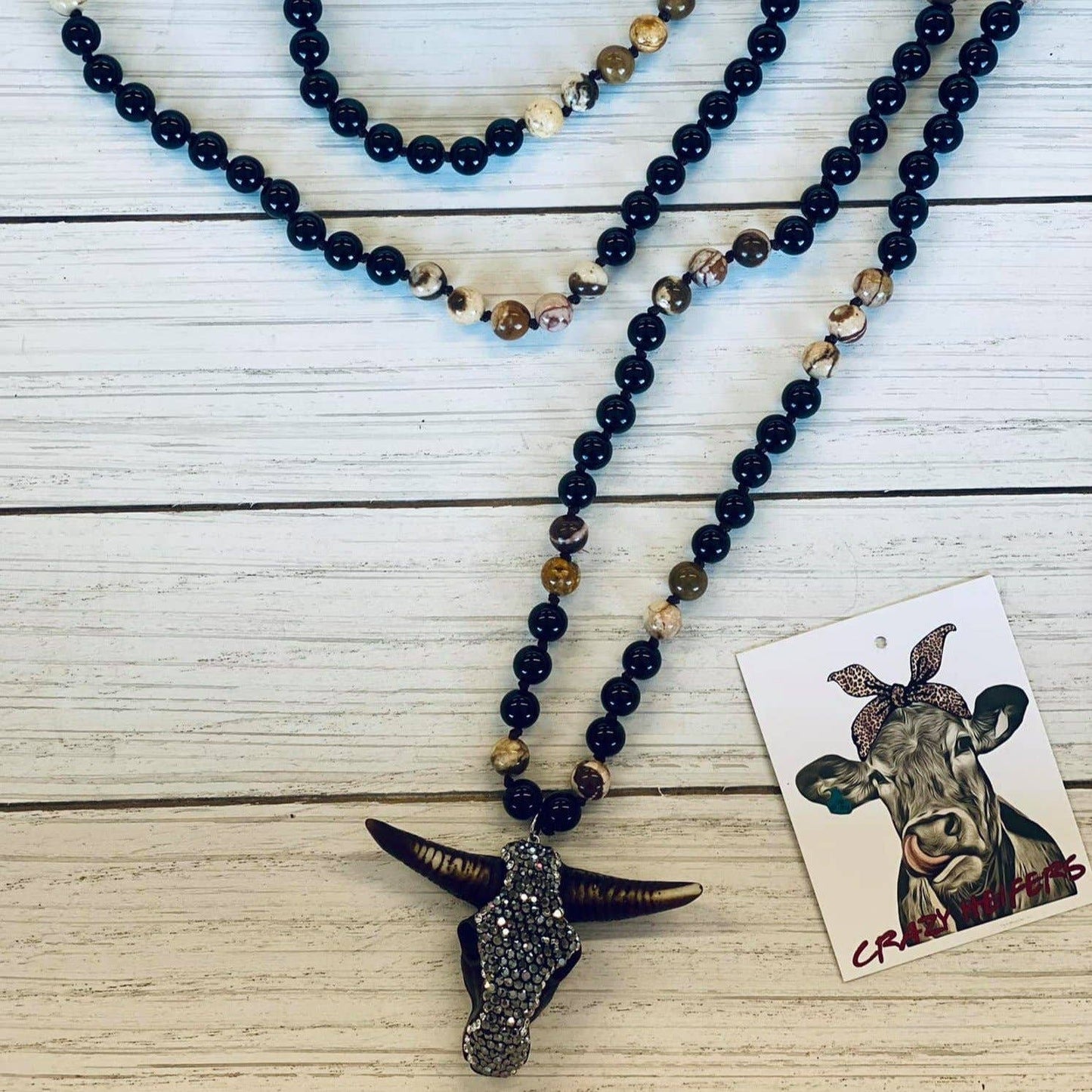 CHW Steer Head Necklace