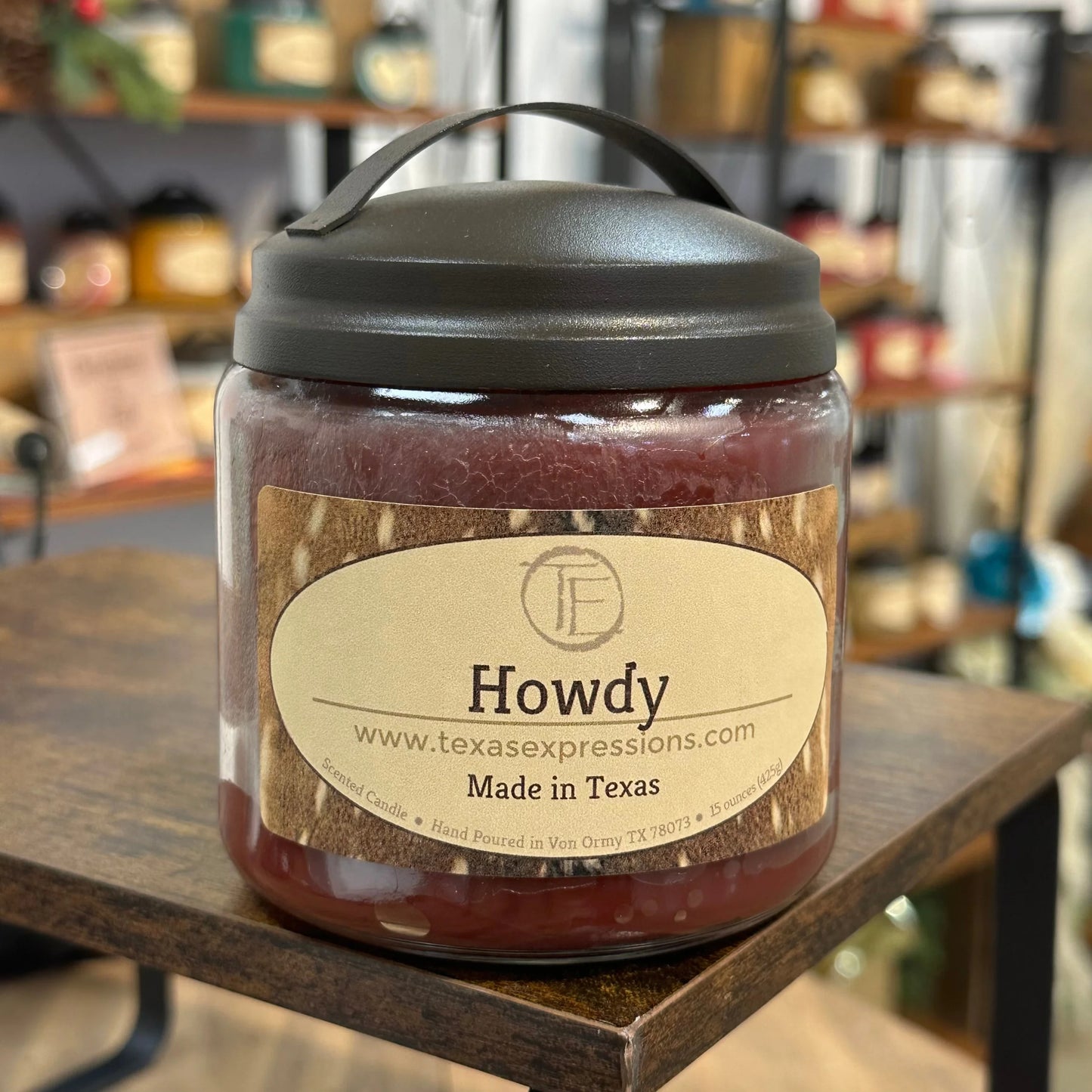 Howdy Texas Expressions Candle 16 Oz