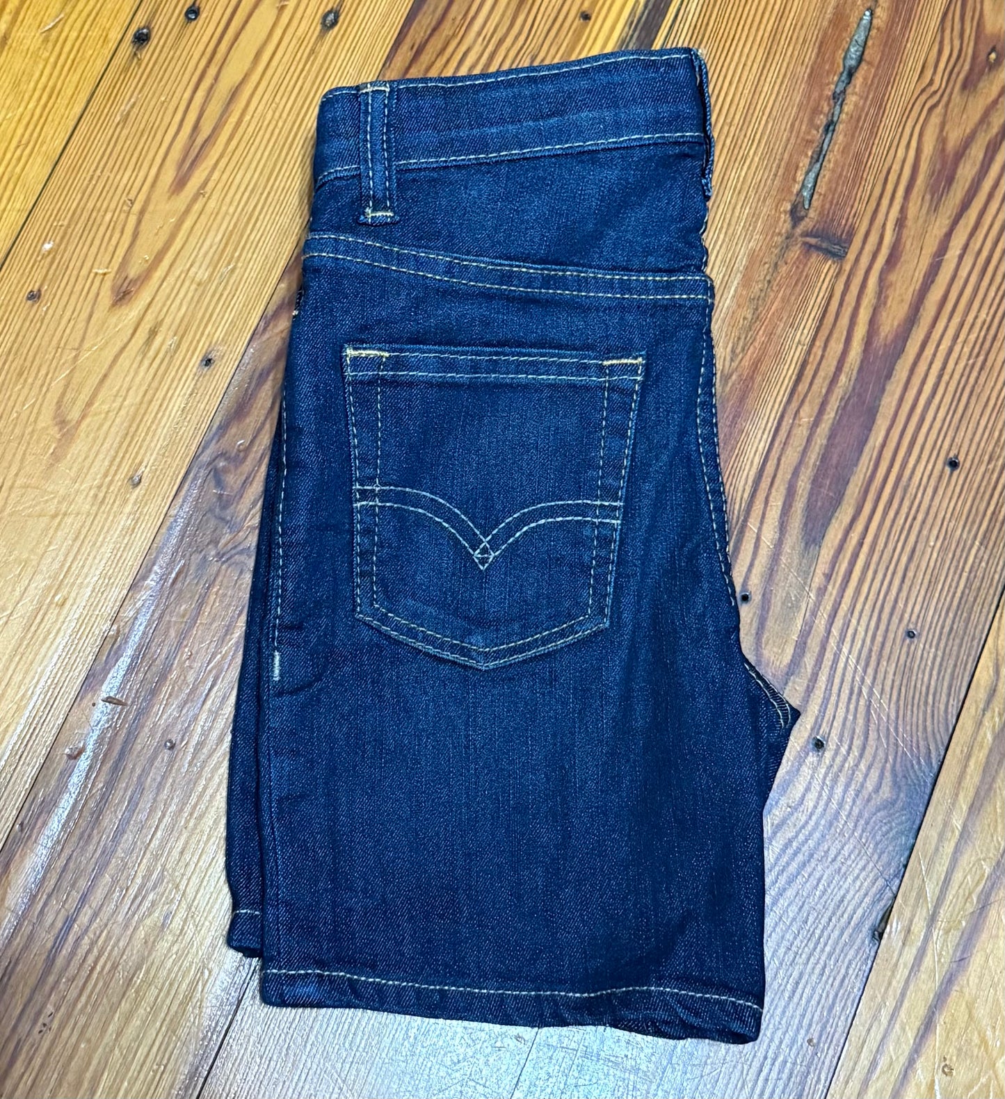 Levi’s Denim Boys Shorts. Adjustable Waist