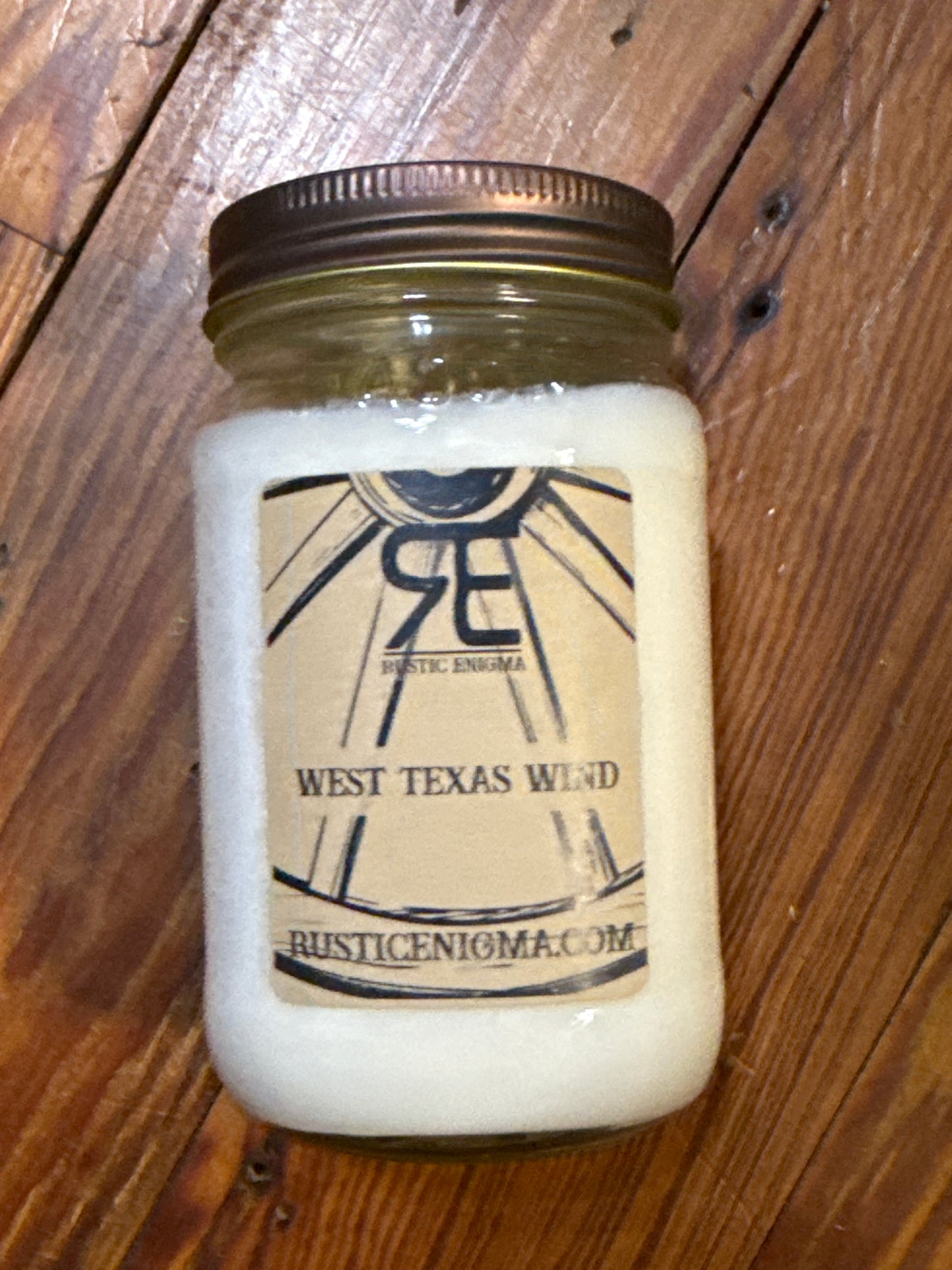 West Texas Wind 16 oz Wood Wicked Candles - RE