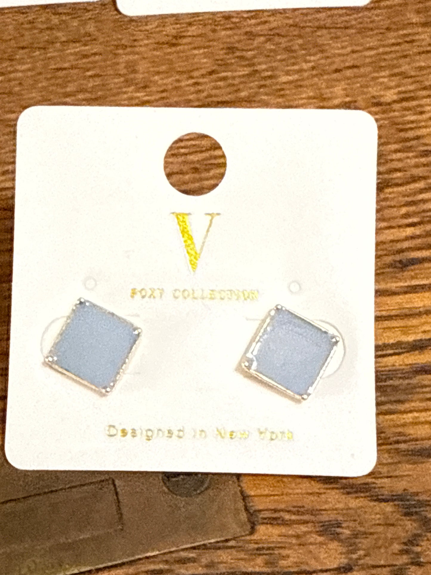 Square Stud Earrings