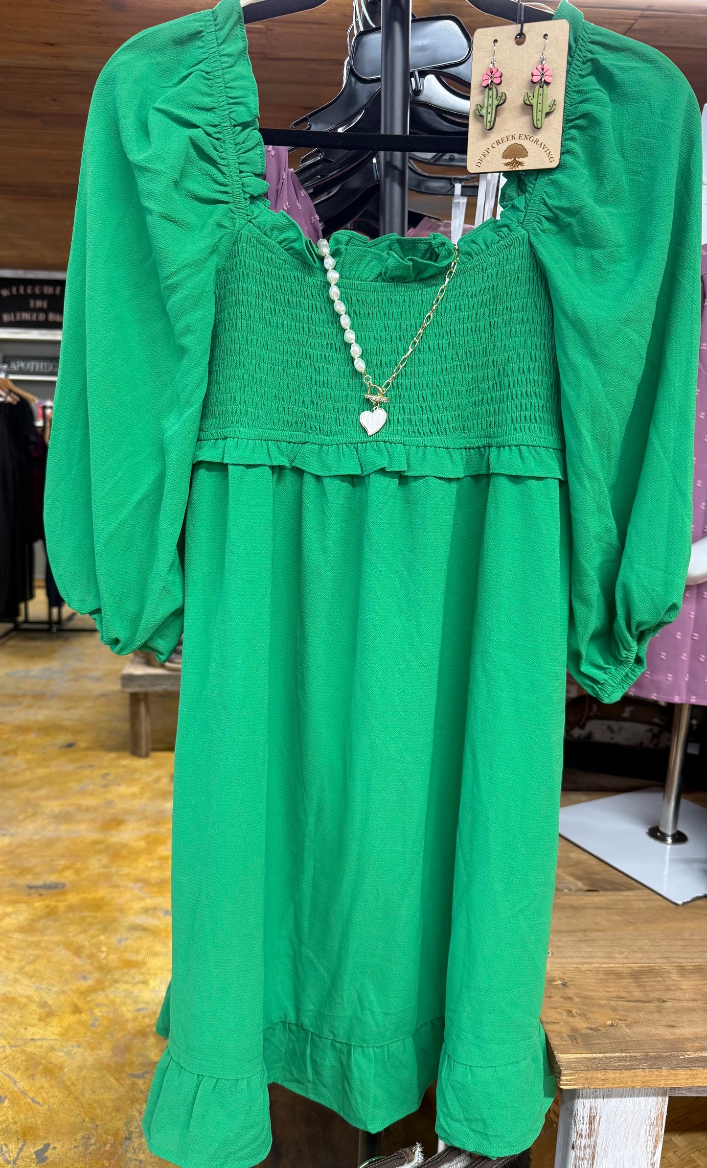 Kelly Green Umgee Dress