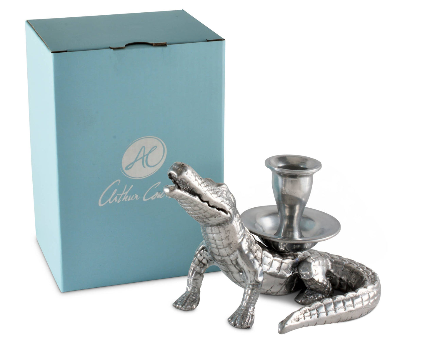 Alligator Taper Candle Holders