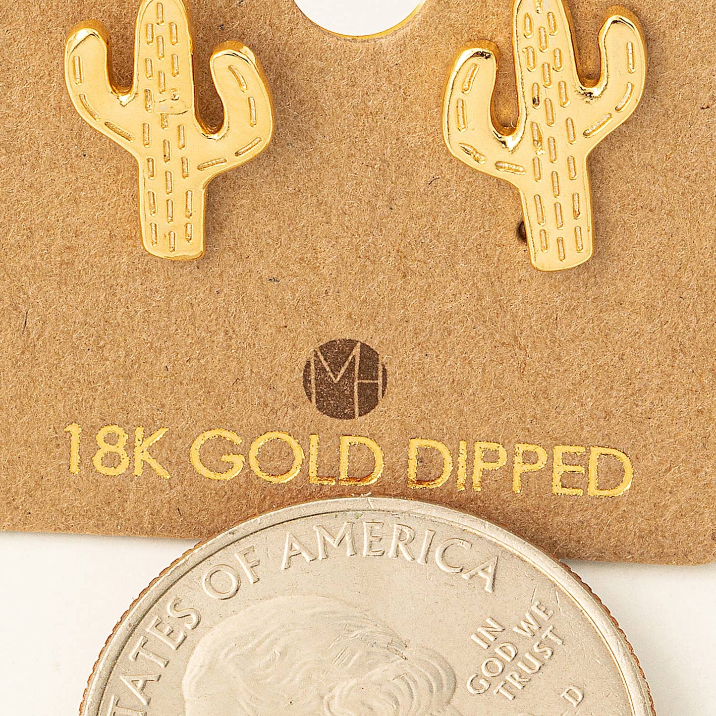 Mini Cactus Stud Earrings: G