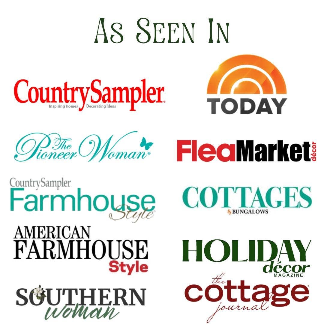 Vintage Antiques Canvas Wall Art for Modern Farmhouse Decor: 20 x 10"