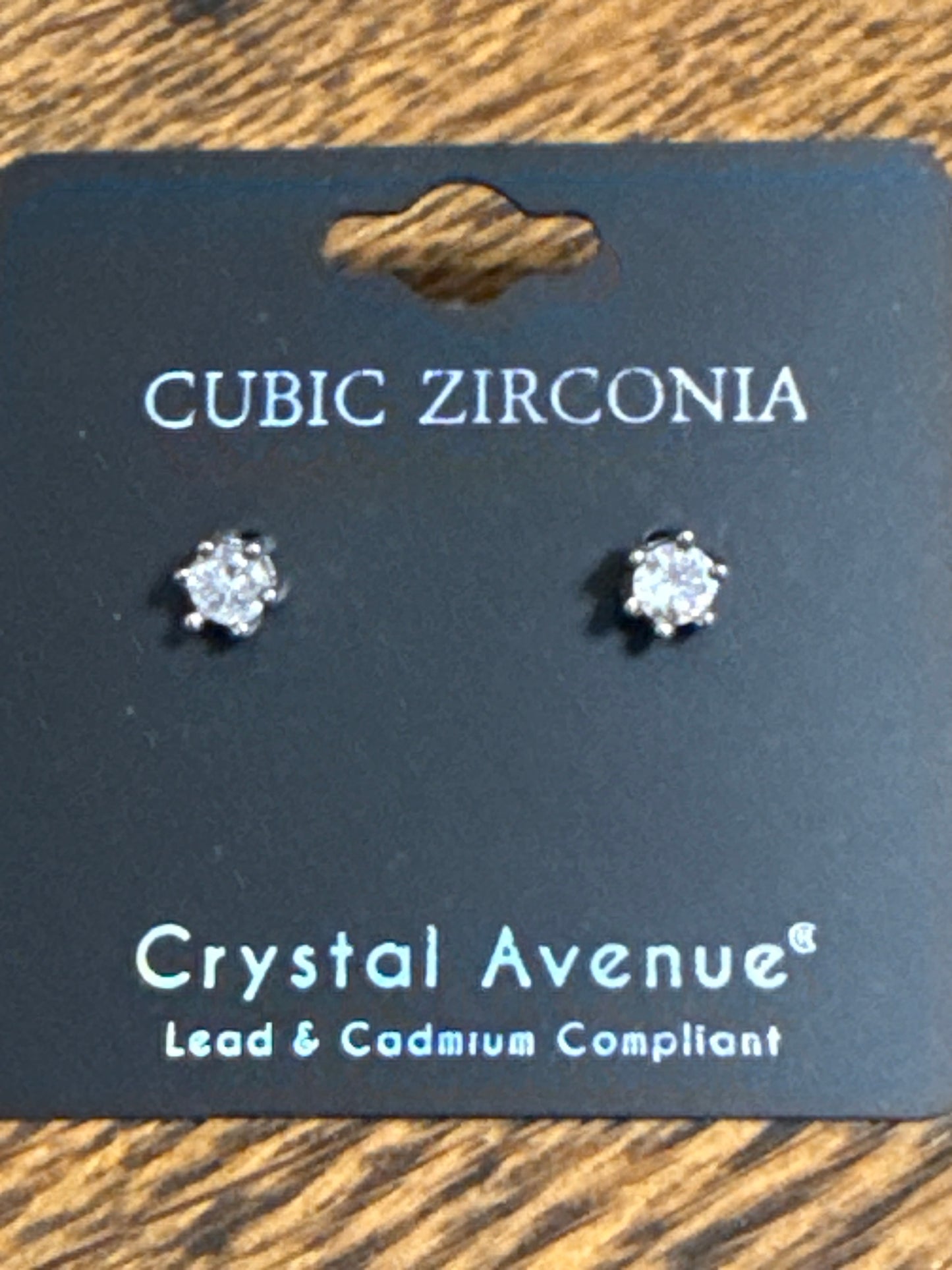 Crystal Avenue Cubic Zirconia Stud Earrings