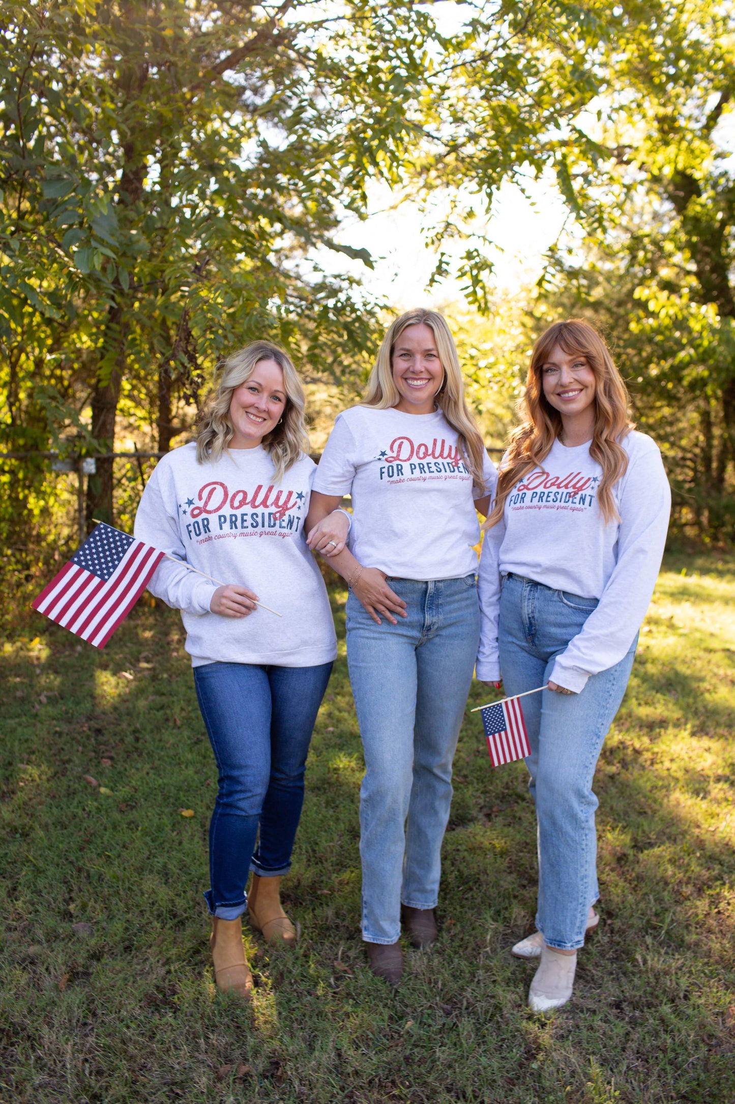 Dolly for President Shirt Last One Medium Southern Fried Design