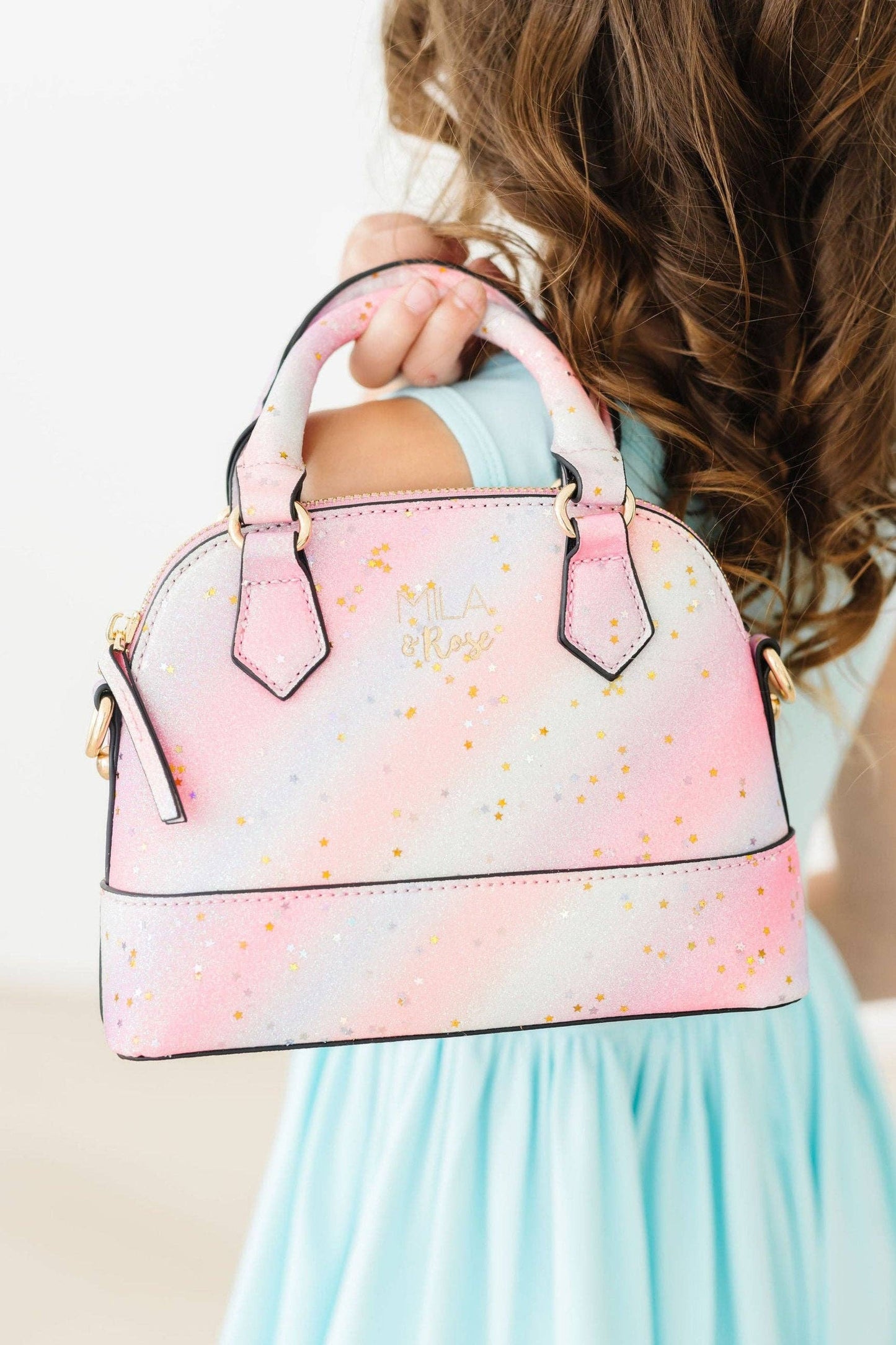 Princess Glitter Girl's Crossbody Purse Mila