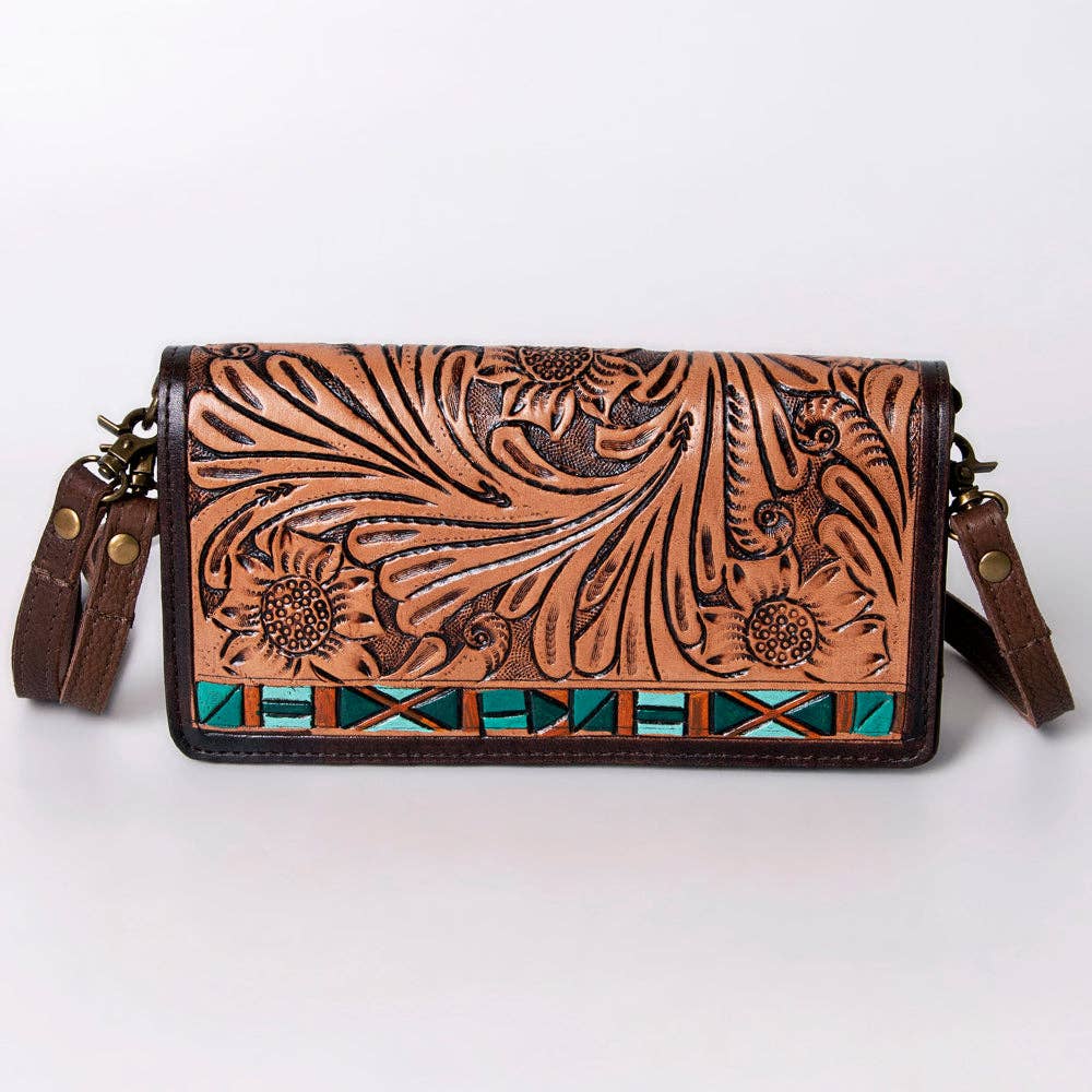 Cowgirl or Cactus Organiser Genuine Western Leather Women: LS western