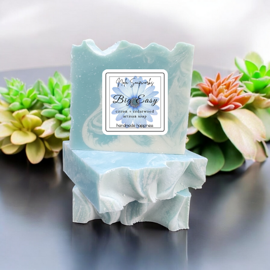 Big Easy Artisan Soap - Cedarwood Citron: Shrink Wrapped