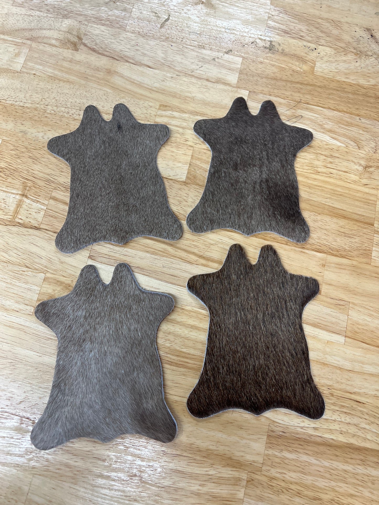 Cowhide Coasters Hides and Skins