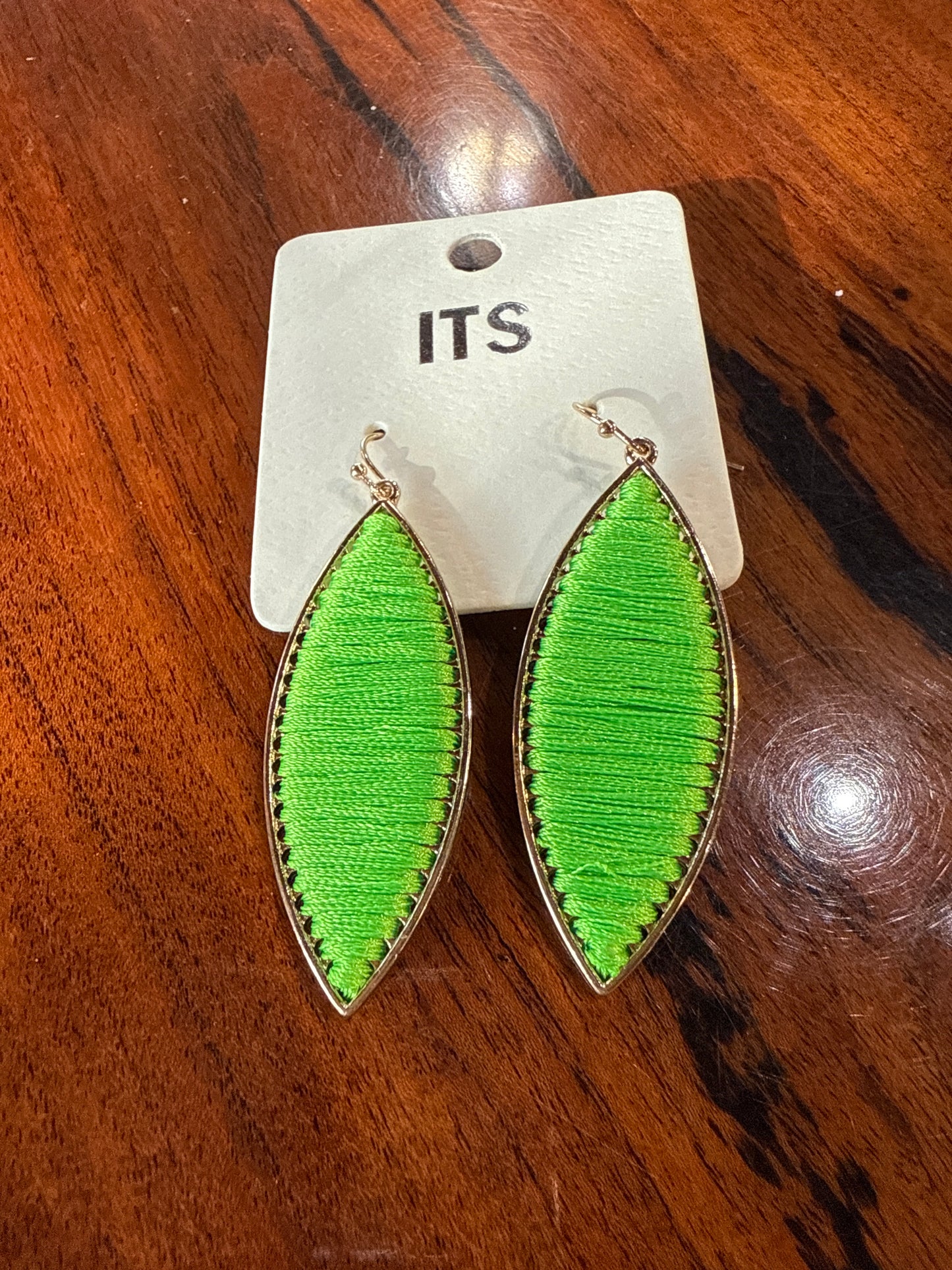 Fluorescent earrings