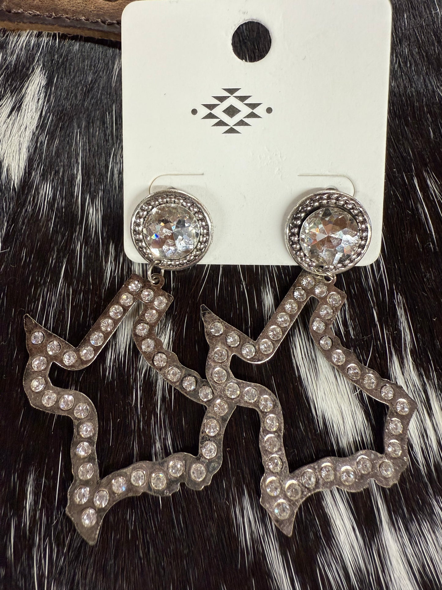 Blinged Texas Earrings