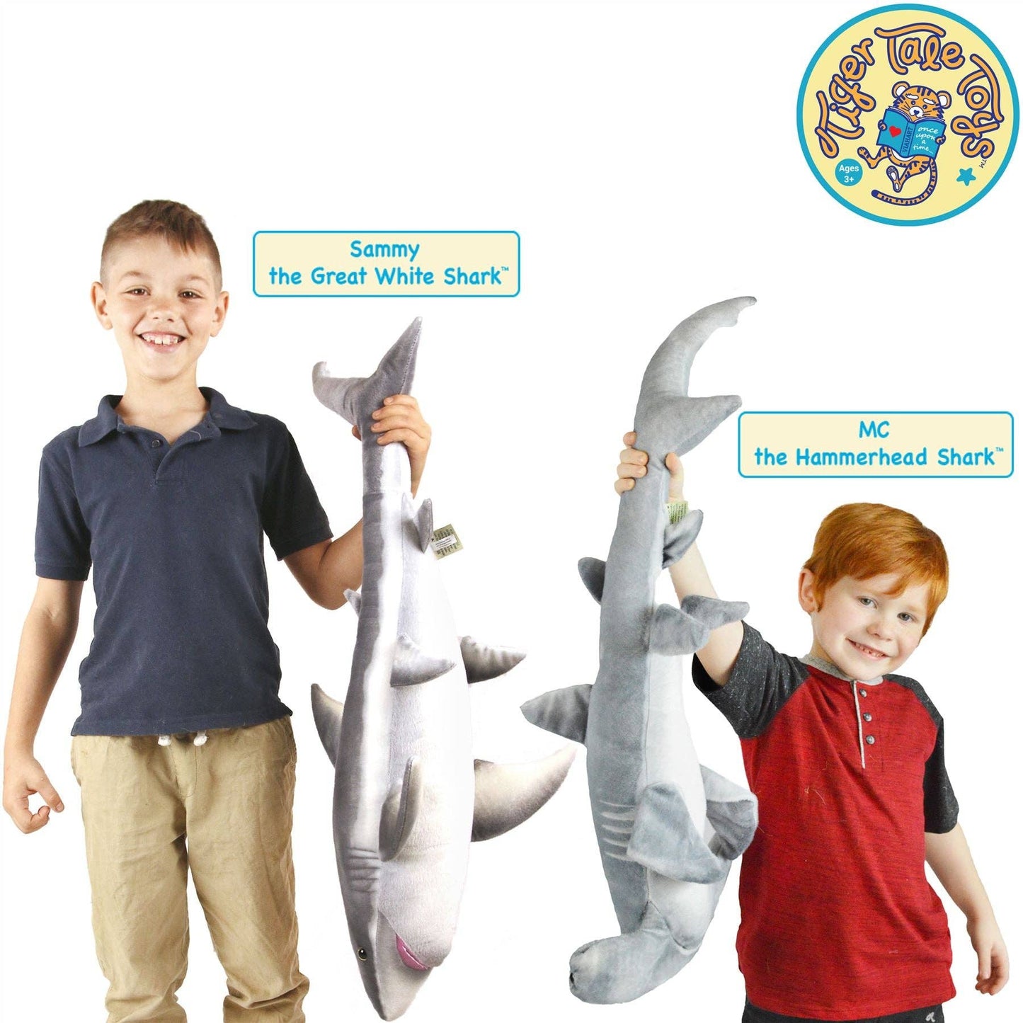 Sammy The Shark | 36 Inch Stuffed Animal Plush | Viahart